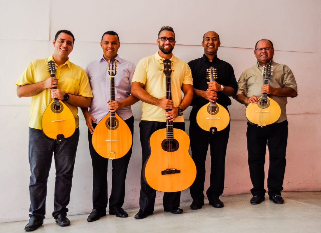 Maratona de recitais e diversidade musical marcam IV Seminário de Violão José Carrión no Recife - Quinteto de Bandolins do Recife. Foto: Marco Cezar Filho