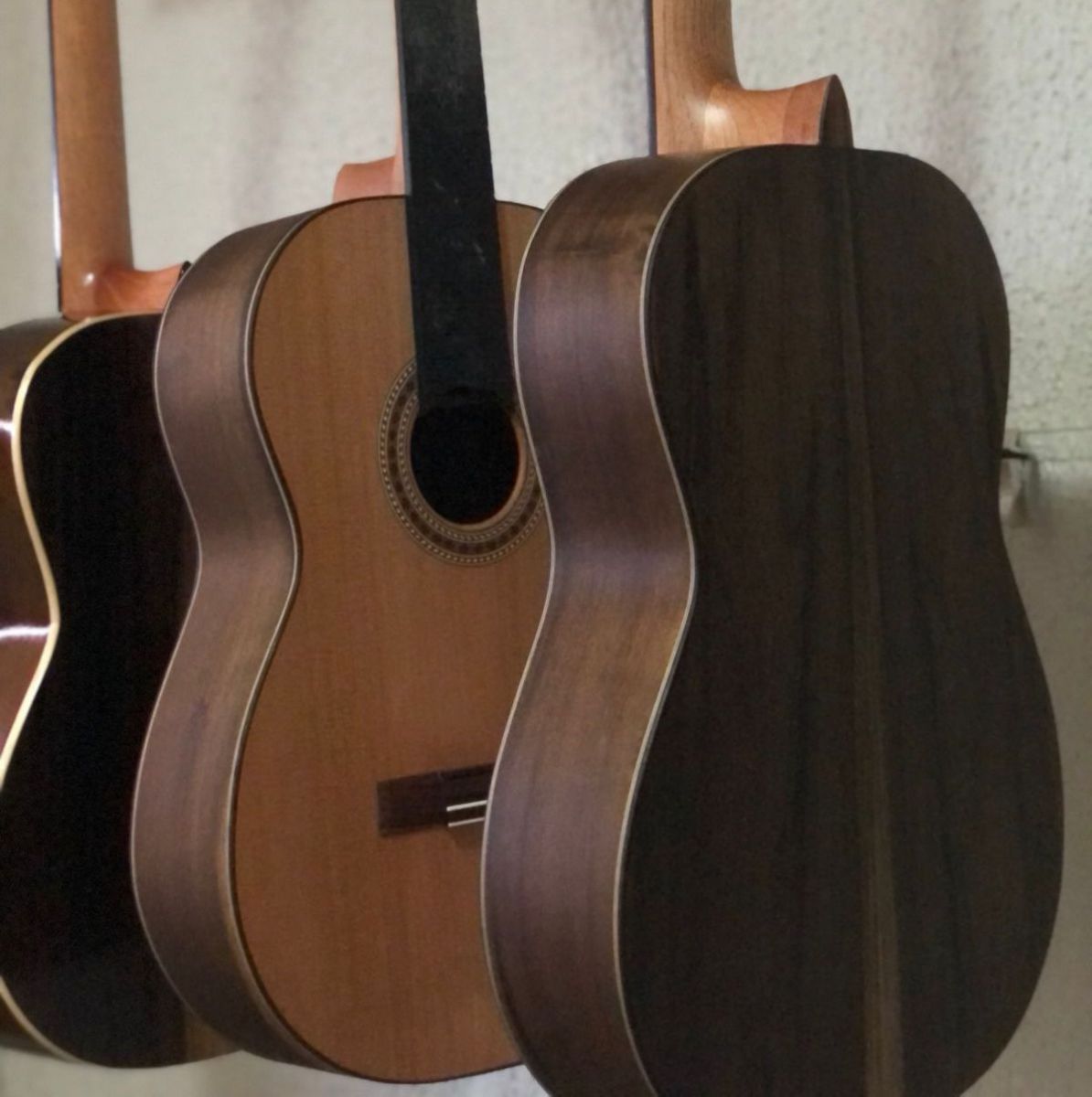 Nova série de violões será lançada em outubro para pronta entrega - Foto Série de violões Alba, em fase de construção