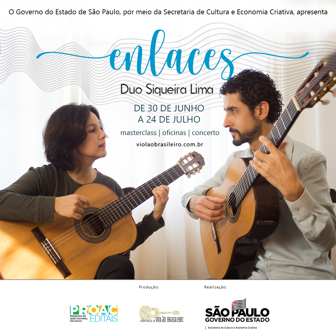 Duo Siqueira Lima comemora 18 anos de carreira com projeto Enlaces - banner