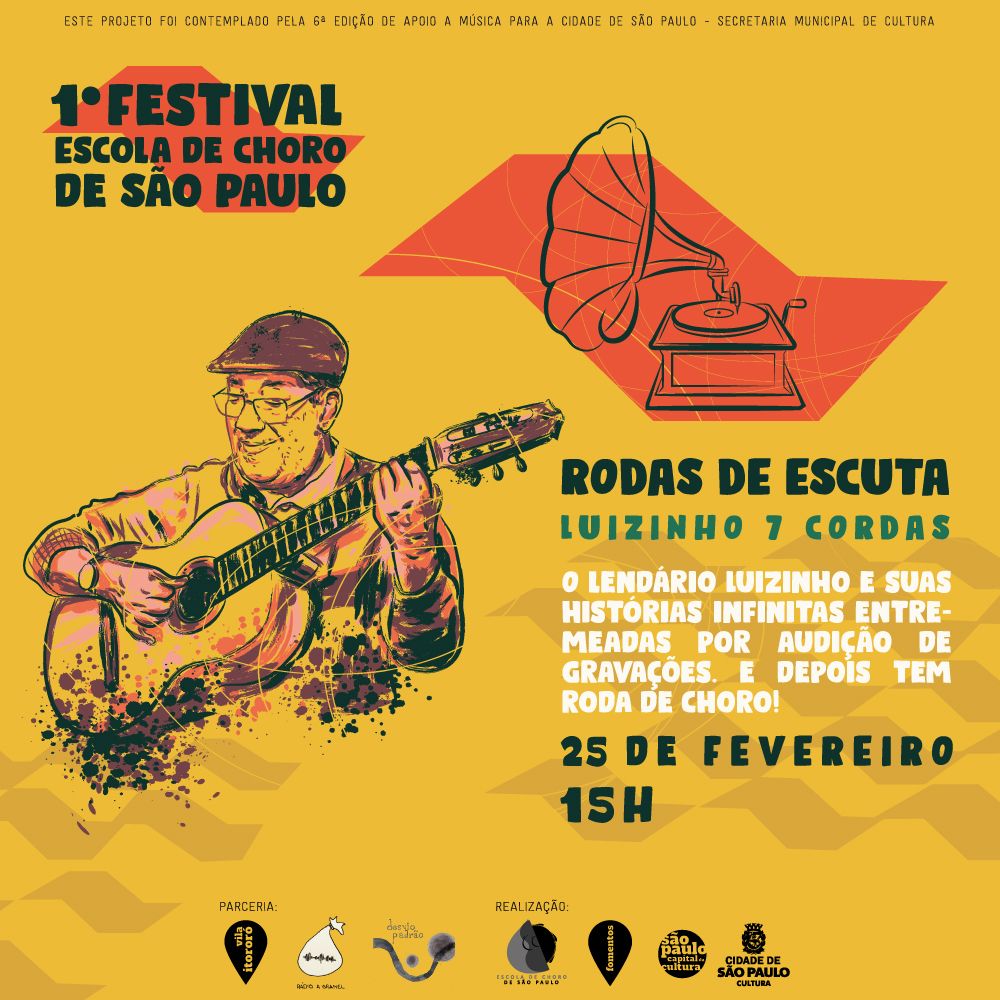 Festival de choro em São Paulo reúne grandes instrumentistas