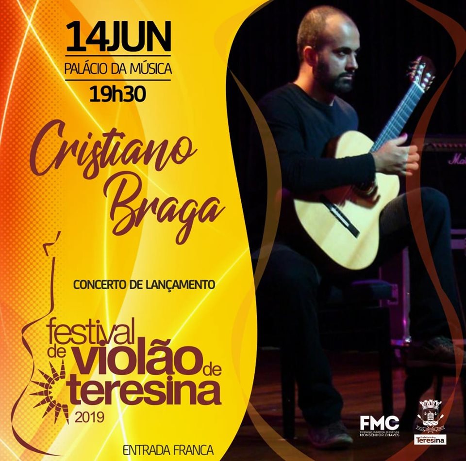 Programação do Festival de Violão de Teresina será lançada na sexta-feira (14/06)