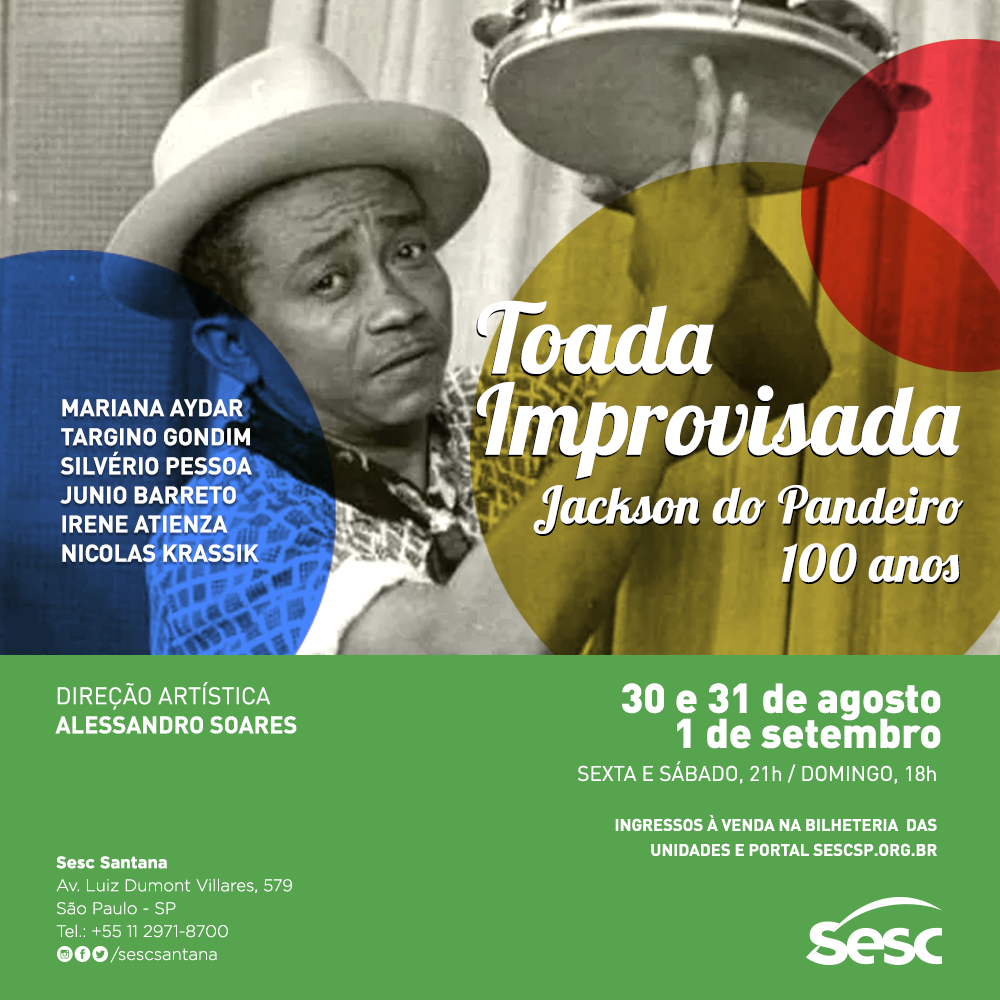 Jackson do Pandeiro ganha tributo em seu centenário no Sesc Santana