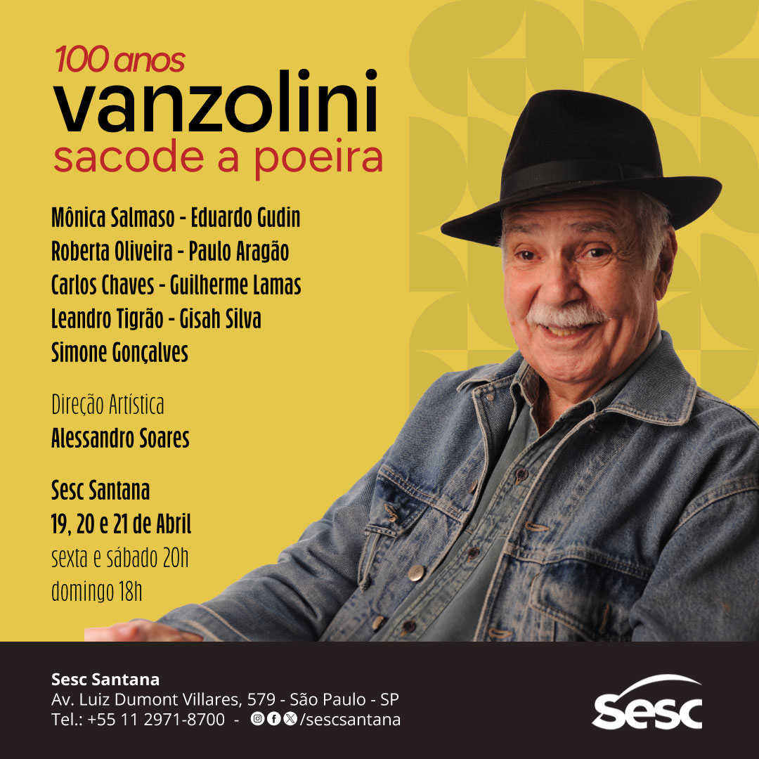 Centenário de Paulo Vanzolini é marcado em show de Mônica Salmaso, Eduardo Gudin e Roberta Oliveira
