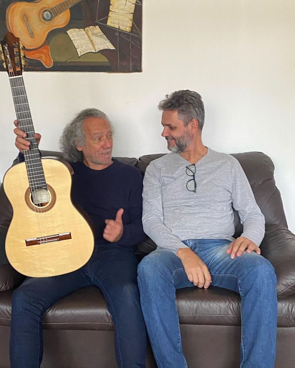 Luthier Valderrama: o grande mestre da harmonização de ressonâncias do violão - Foto: Odair Assad e José Valderrama - Arquivo particular