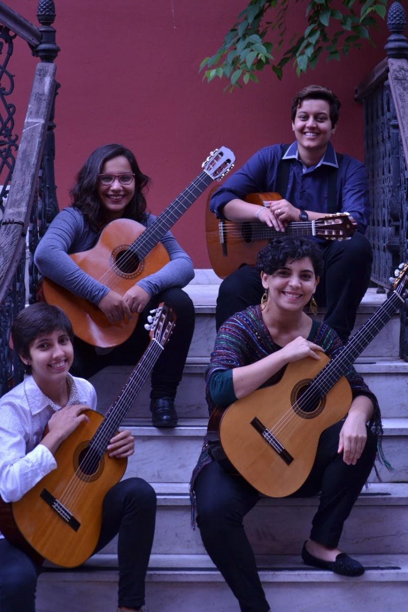 Semana do Violão da Emac de Goiás terá formato online - foto: (Luciana Lozada no Quarteto Violoníssimas 