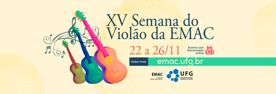 Semana do Violão da Emac de Goiás terá formato online