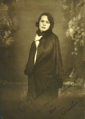 Biografia da compositora e pianista Tia Amélia é lançada no Dia Internacional da Mulher - Foto: A jovem Tia Amélia no tempo em que ainda era Amélia Brandão