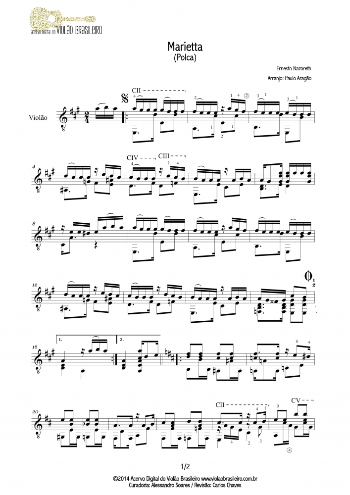 Marietta (Ernesto Nazareth) - violão solo