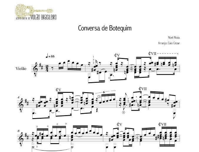 Conversa de Botequim (Noel Rosa) - violão solo